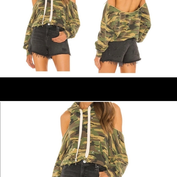 Nsf Tricia Cold Shoulder Hoodie 